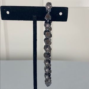 Kendra Scott gunmetal embellished bracelet.
